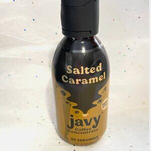 Javvy Coffee Concentrate Salted Caramel 6oz. 35 Servings-New Sealed Bottle